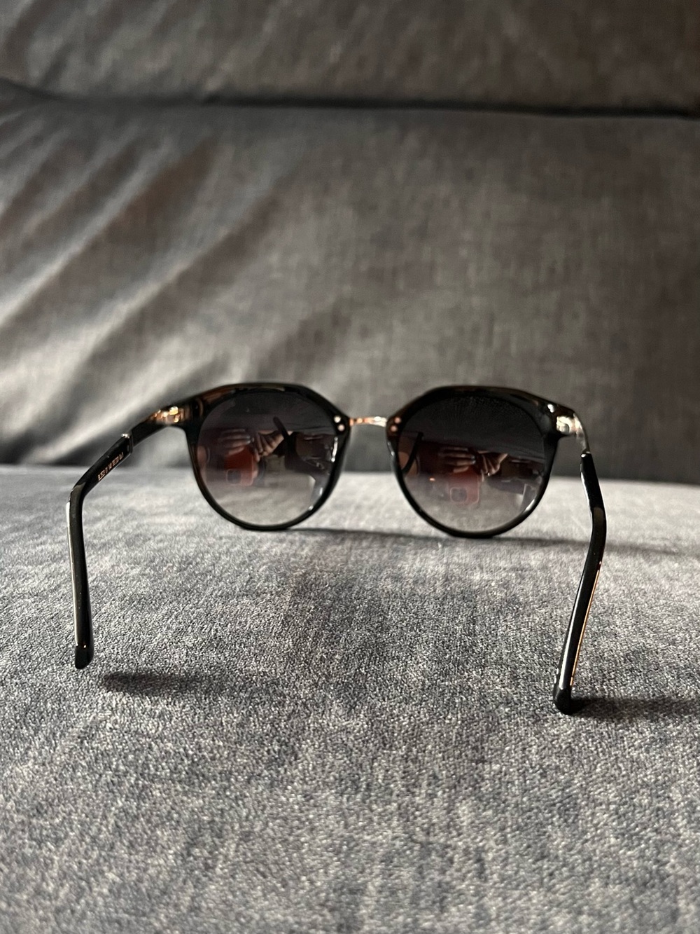 Balmain Black Round Sunglasses - Classic Style